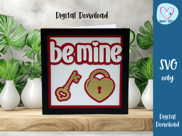 Be Mine 3D SVG: Valentine S Day Design Review