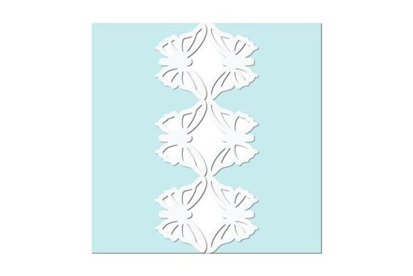 Butterflies Cutout 3D SVG for Greeting Cards