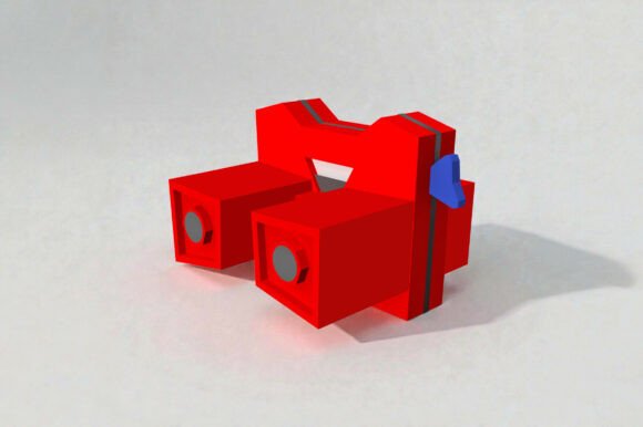 Classic Viewmaster 3D SVG for Objects Branding