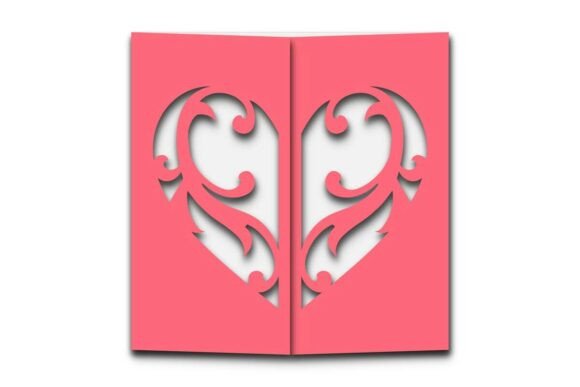Cutout Flourish Heart Gate Fold Card SVG Review