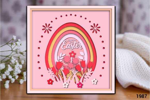 Happy Easter Rainbow Egg 3D SVG Review