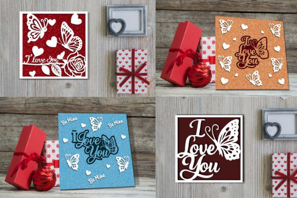 Paper Cut Valentine's Card SVG Bundle: 3D SVG Review